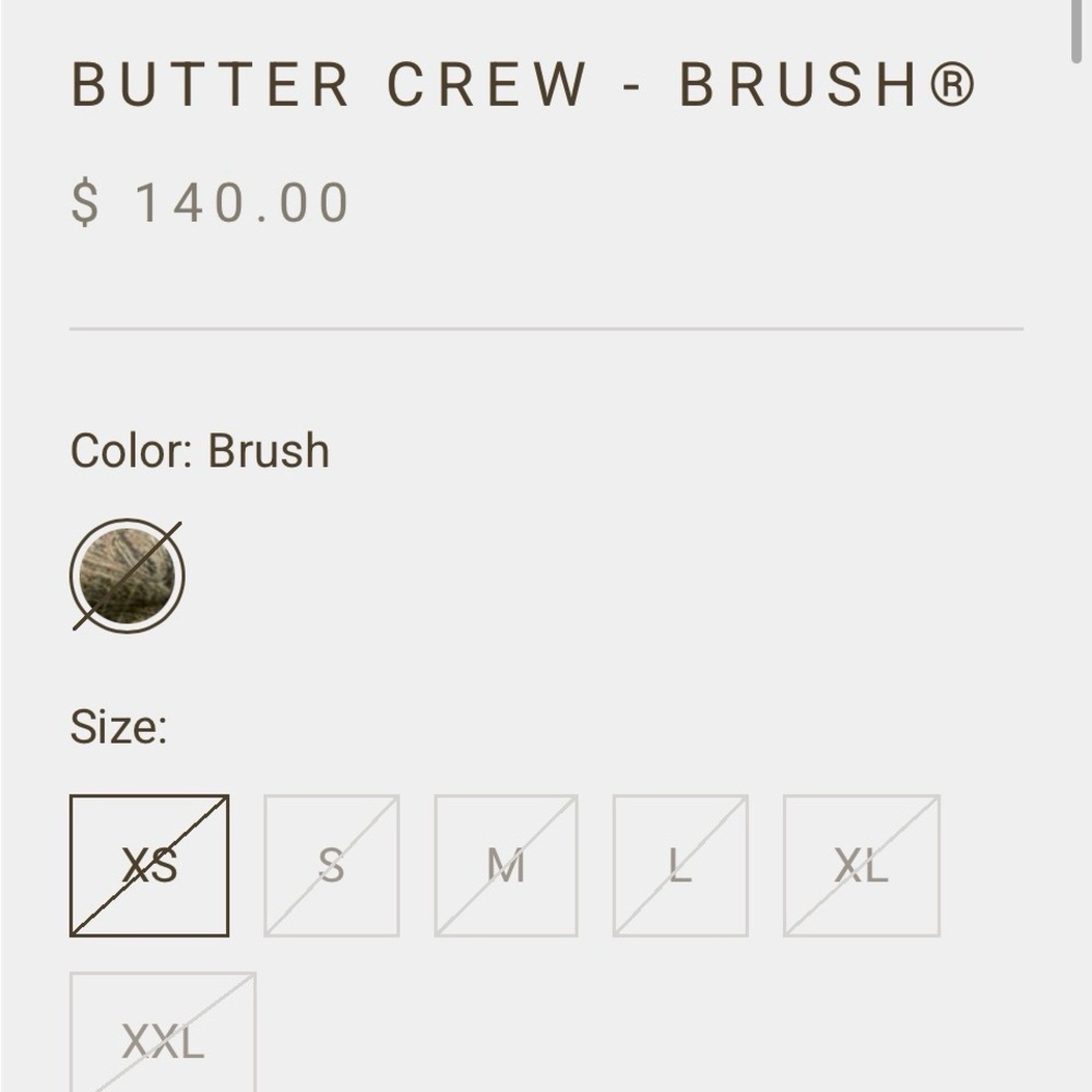 Tribe Kelley Mossy Oak Brush Butter Crew (L available) - Picture 7 of 11